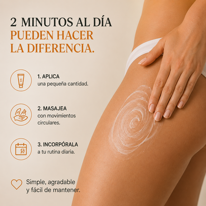 Crema Corporal con Colágeno · Masaje Antiestrías
