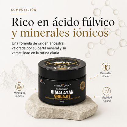 Shilajit Original del Himalaya