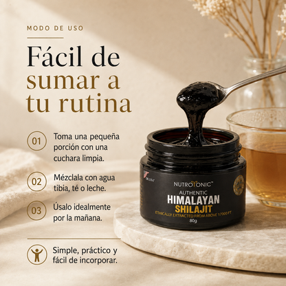 Shilajit Original del Himalaya