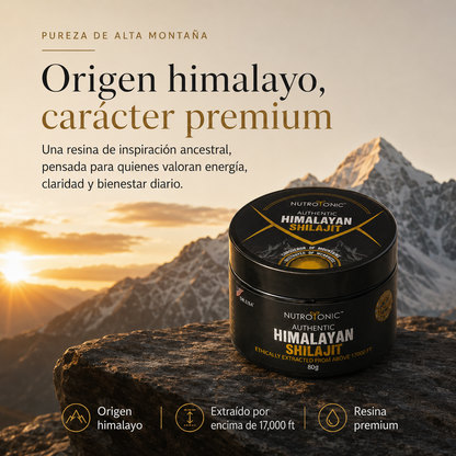 Shilajit Original del Himalaya