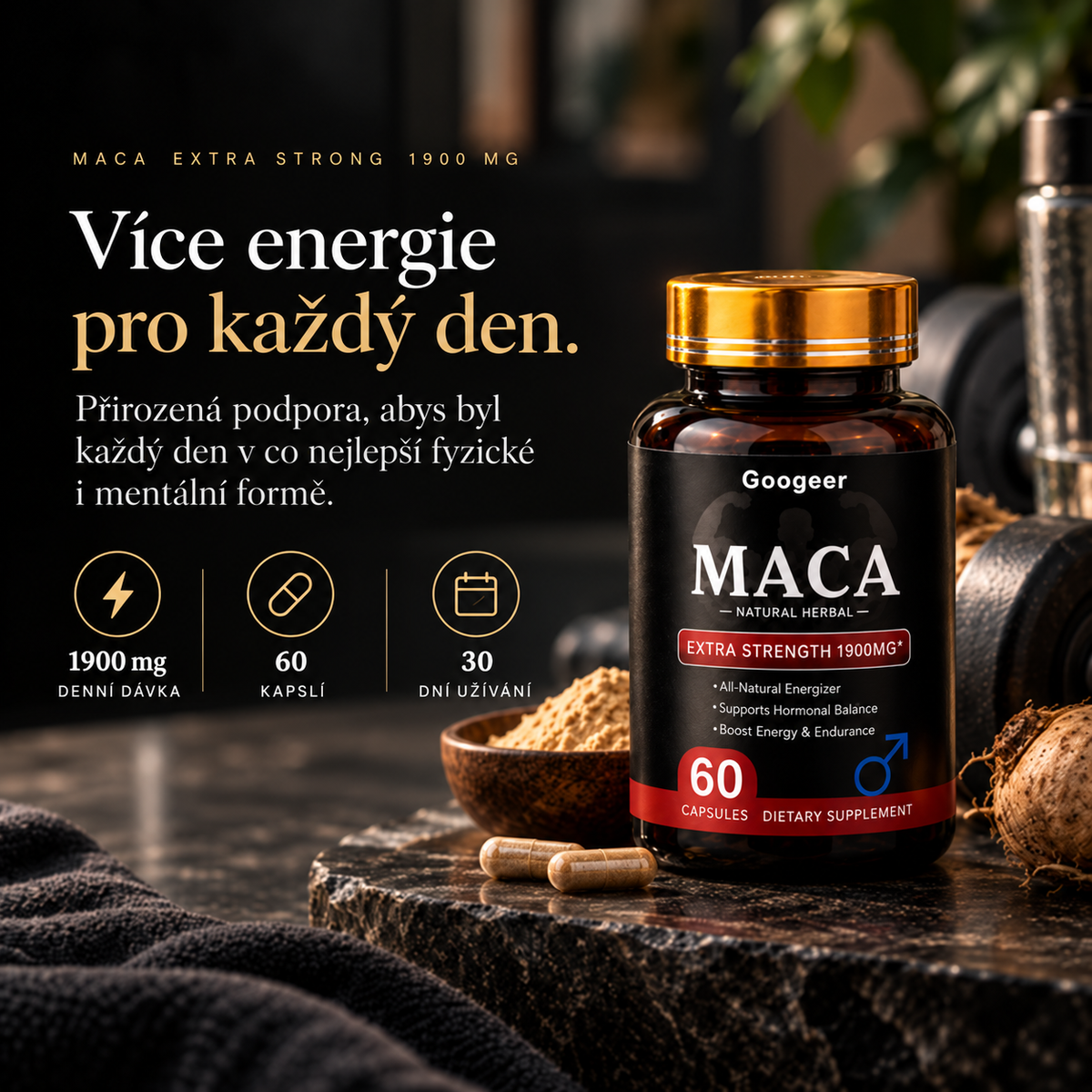 Peruánská maca 1900 mg