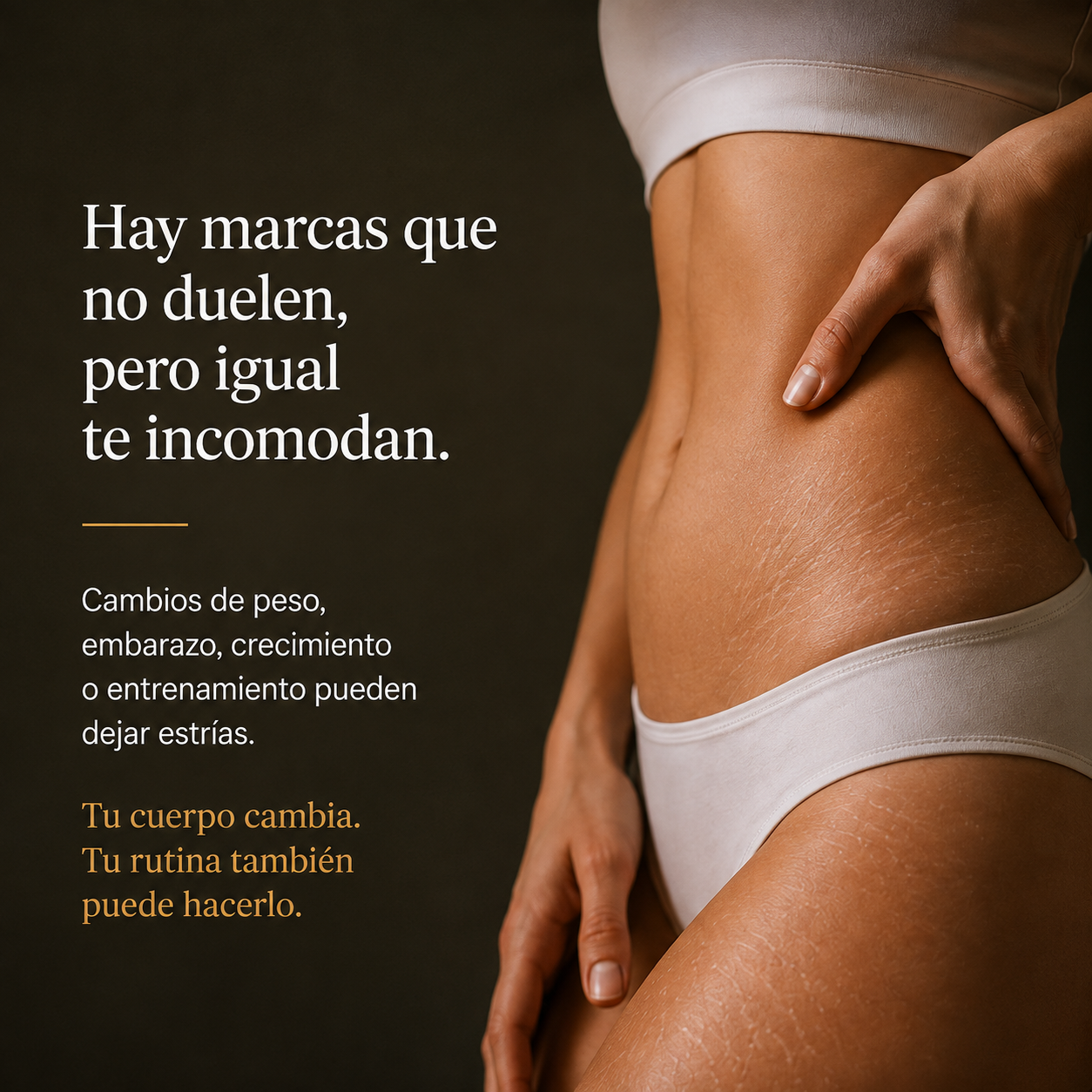 Crema Corporal con Colágeno · Masaje Antiestrías